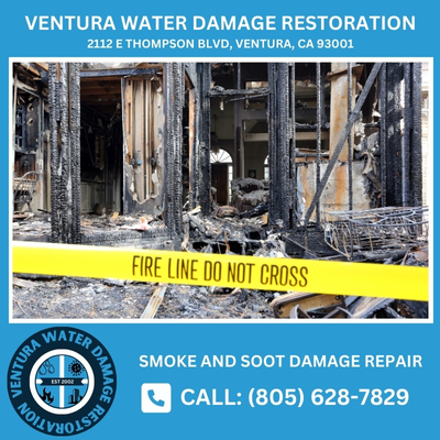 soot and smoke damage repair